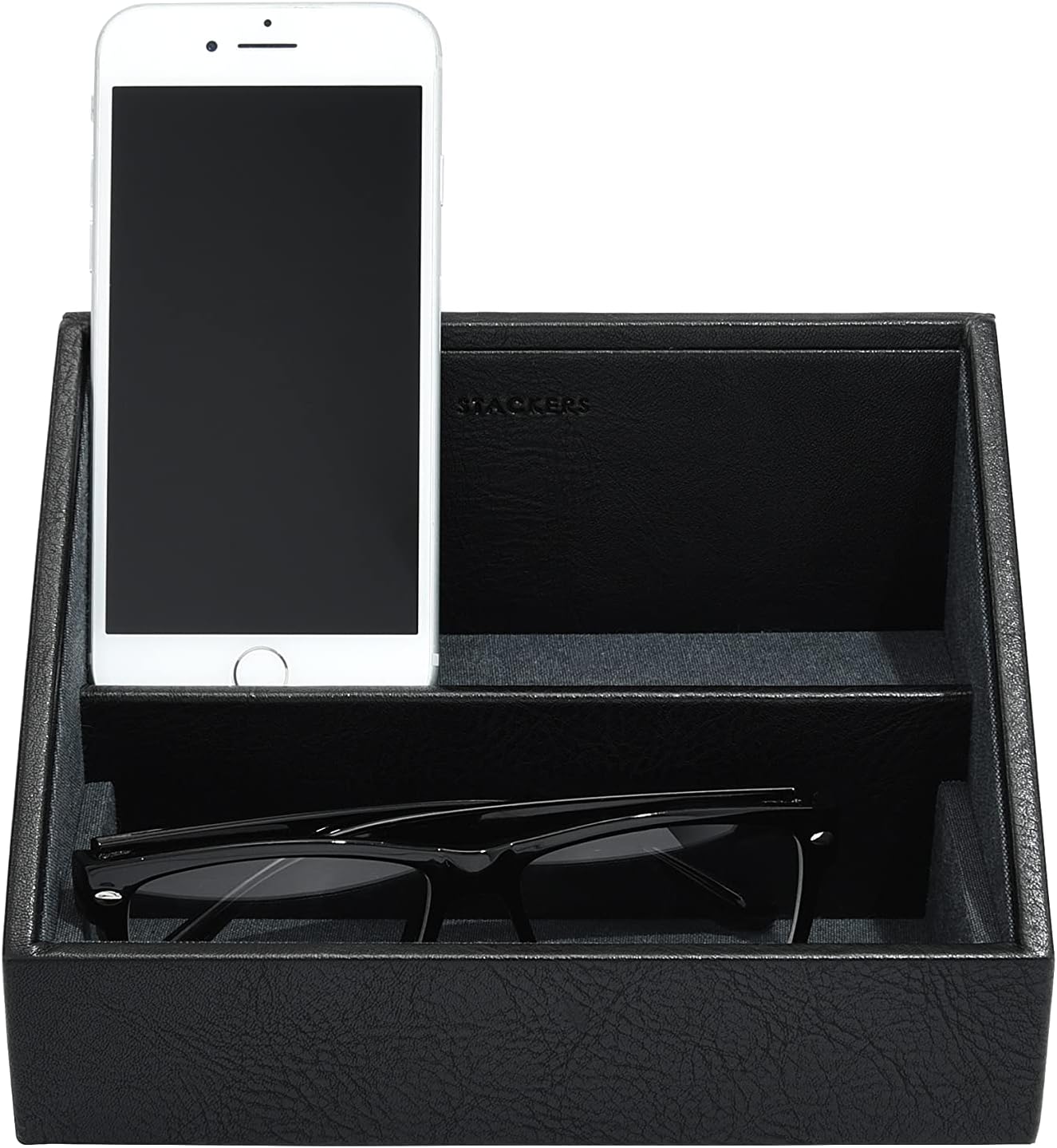 Stackers Mens Black Charging Valet