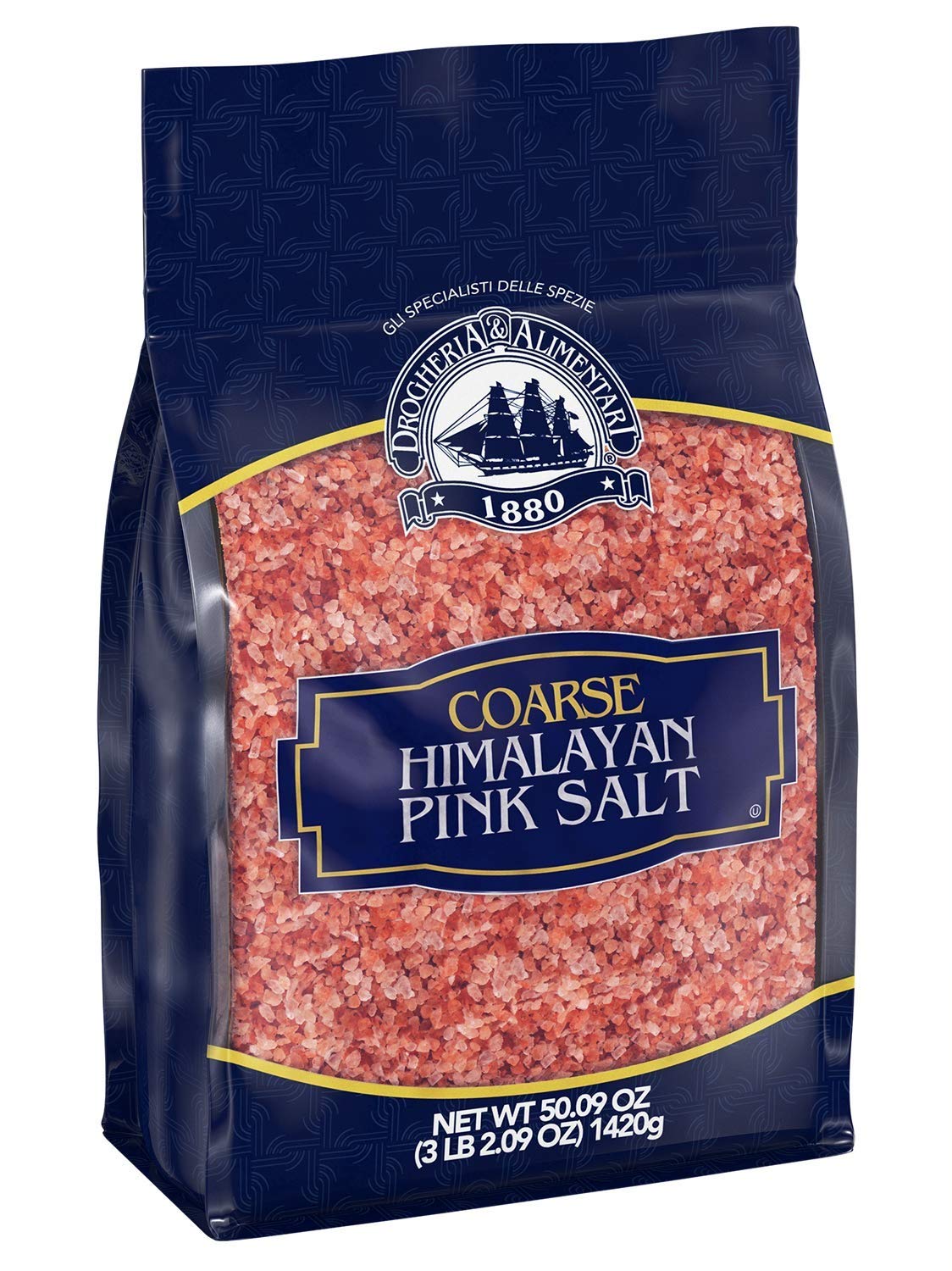 Drogheria & Alimentari Coarse Himalayan Pink Salt, 50.09 oz : Grocery & Gourmet Food