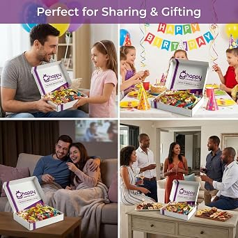 Happy Hamper Box 1kg Pick and Mix Sweets Gift Box for Adults, Kids, Couples