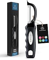 Vista 1 de Zulay Kitchen Pelador de verduras premium para cocina - Pelador giratorio con cuchillas de acero inoxidable ultra afiladas y mango ergonómico