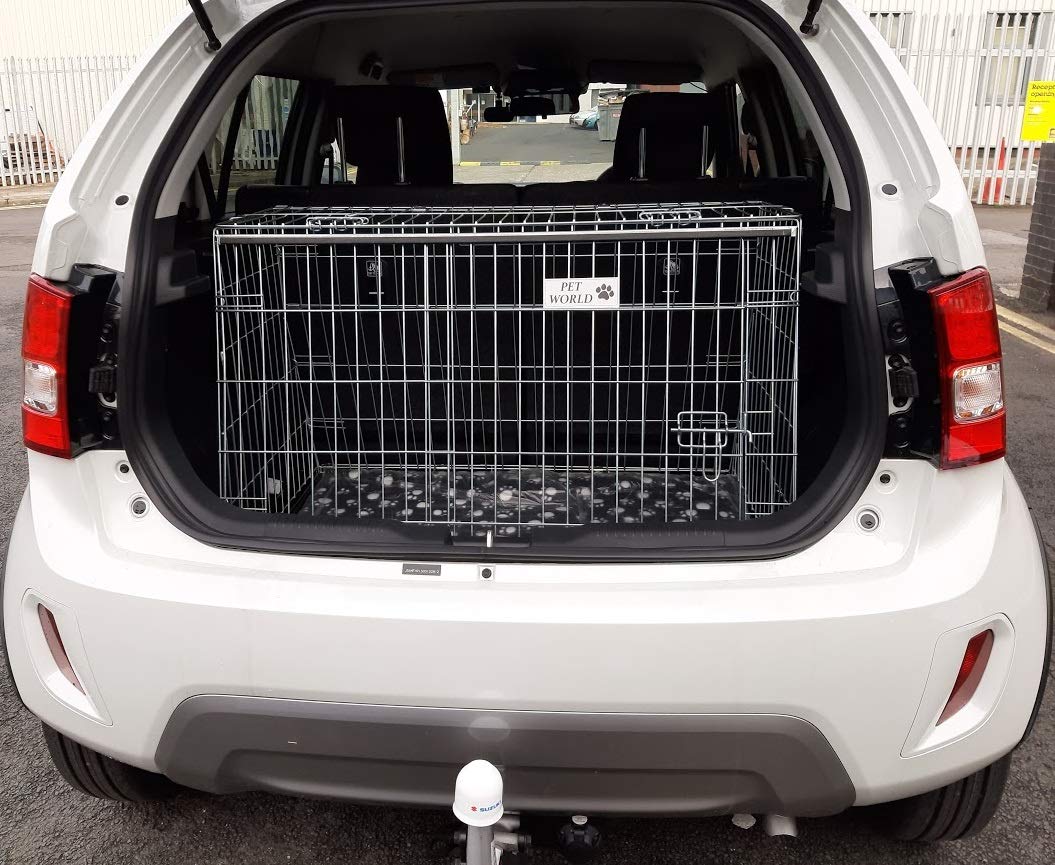 PET WORLD Suzuki Ignis Dog Puppy Pet inclinato trasporto di addestramento di viaggio auto cassa, gabbia,