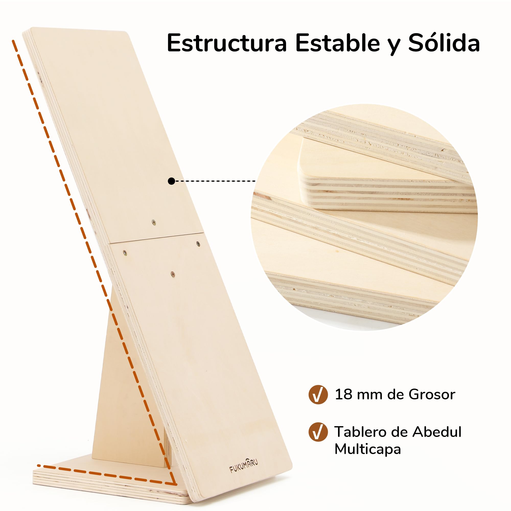 FUKUMARU Rascador para Gatos, 65 cm, Columna rascadora de sisal Natural con rampa, Alfombrilla Intercambiable, Marco de Madera Resistente en Forma de L, protección contra arañazos para Gatos