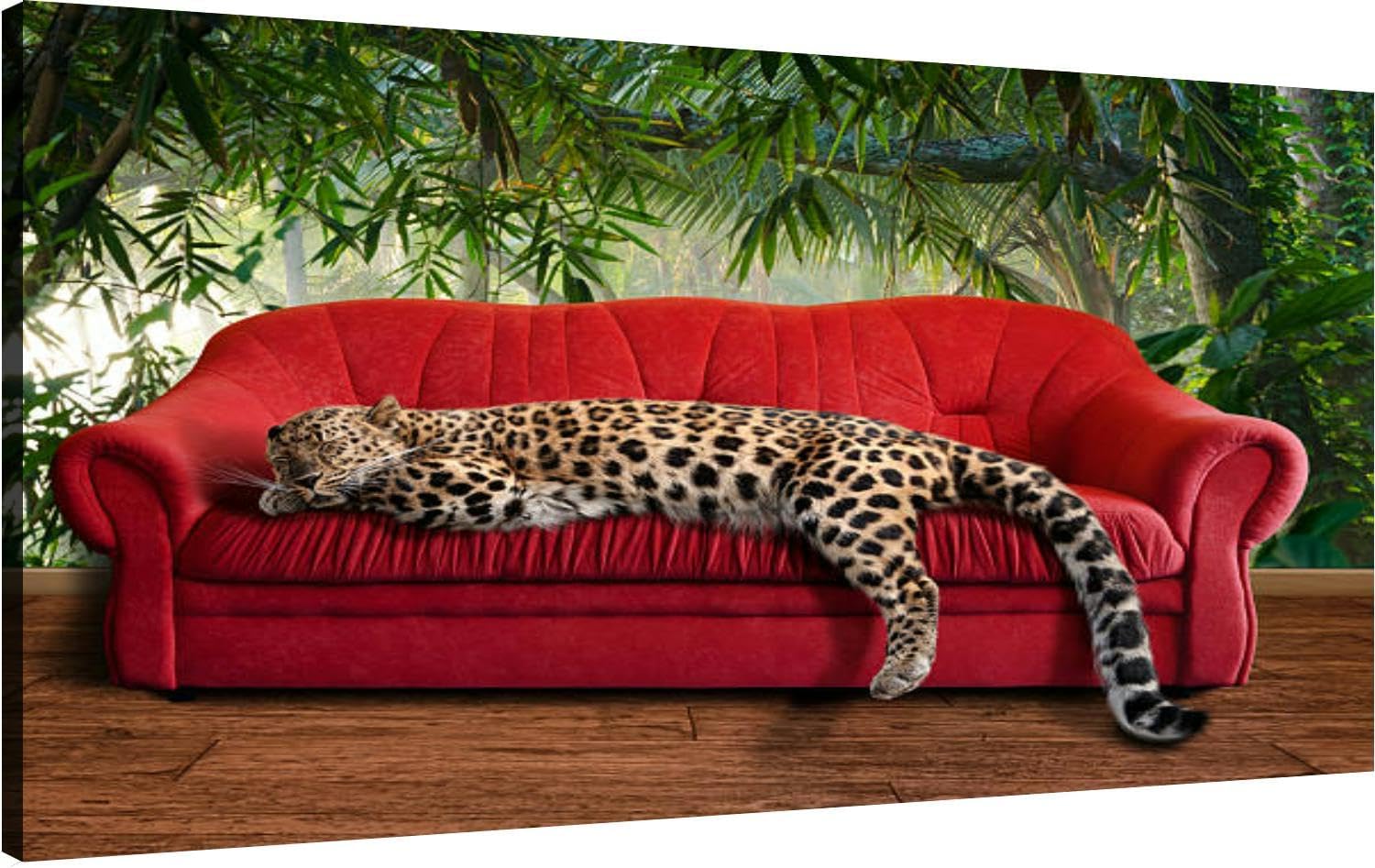 Canvas Wall Art for Living Room Bedroom Large pussy cat