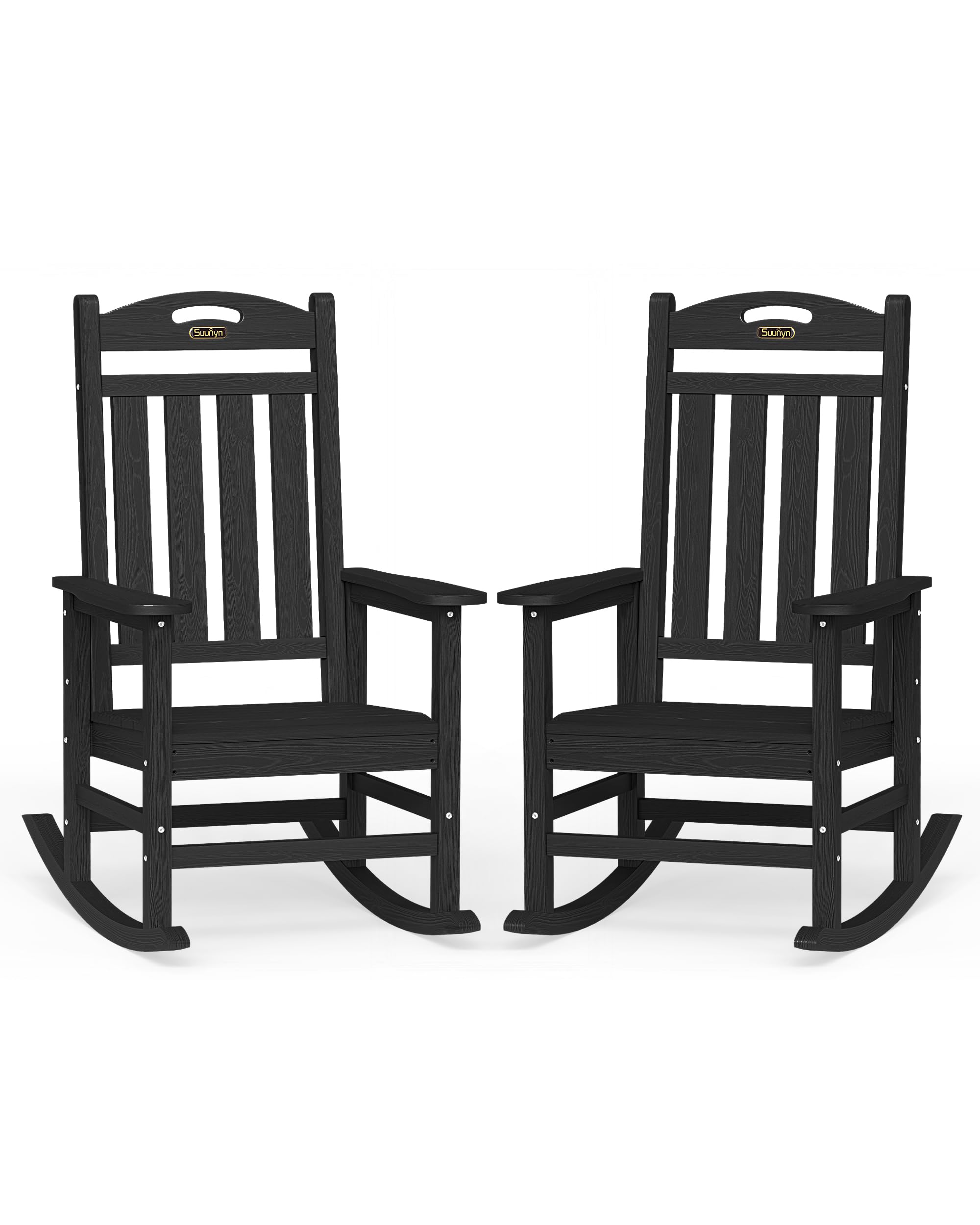 Outdoor Rocking Chairs Set of 2,Oversized Rocking Chair,All Weather
