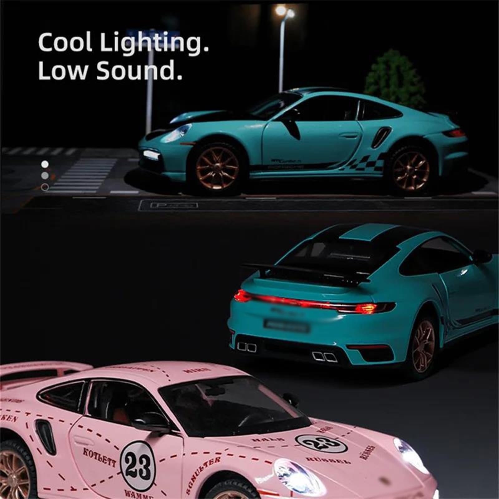 Amazon.co.jp: ミニカーモデル に適合するポルシェ 911 1:24 合金
