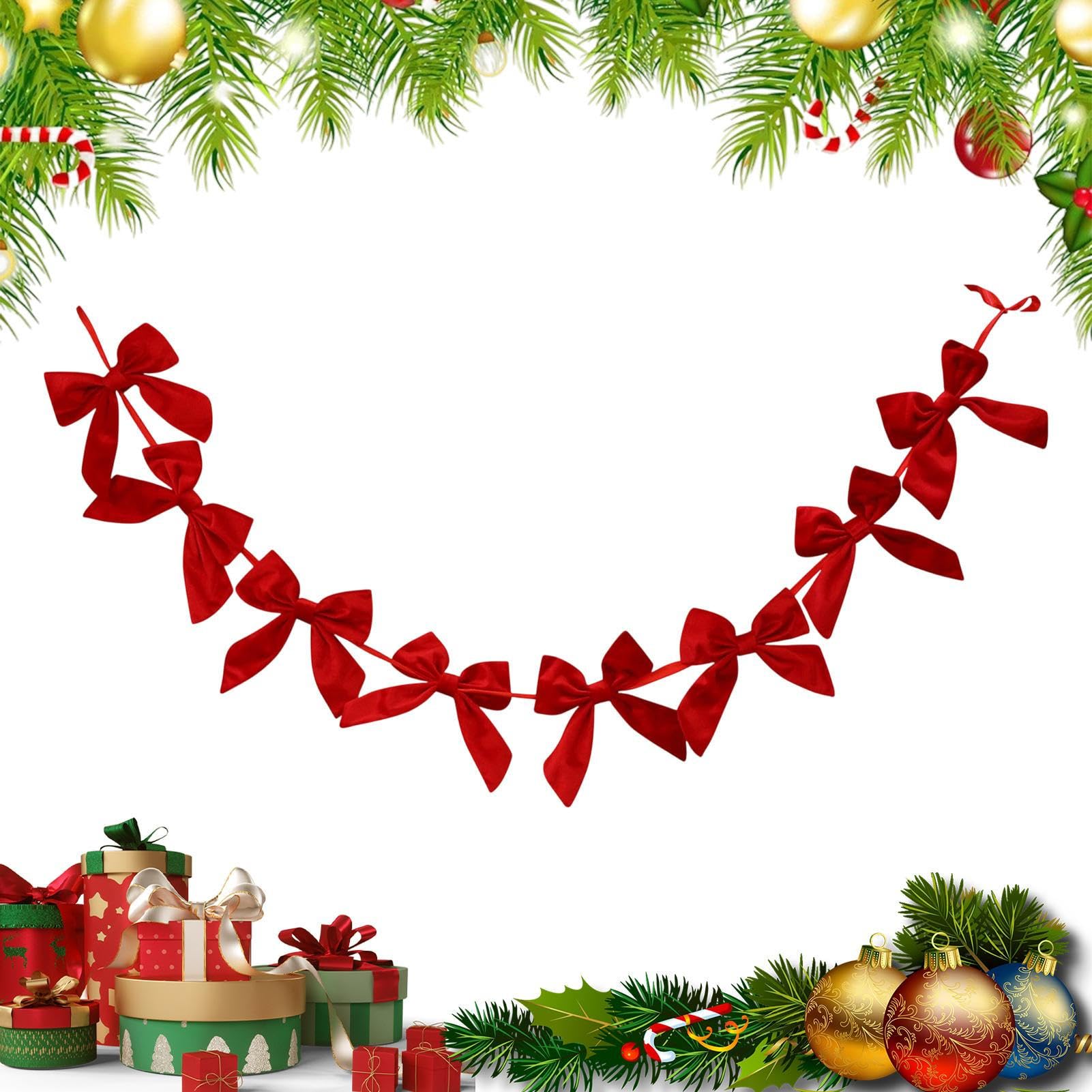 Banderole guirlande de Noël pour habiller un mur vide sans effort