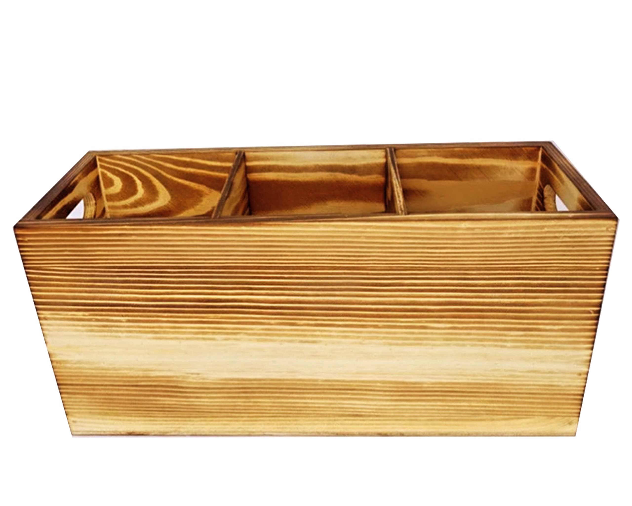 Buy Utensil Holder in Rustic Wood Kitchen Decor, Large Countertop