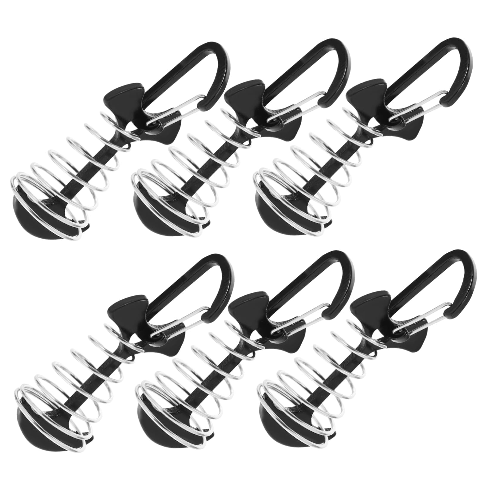 Estacas de camping de aluminio accesorios prácticos para suelo de playas 6 unidades