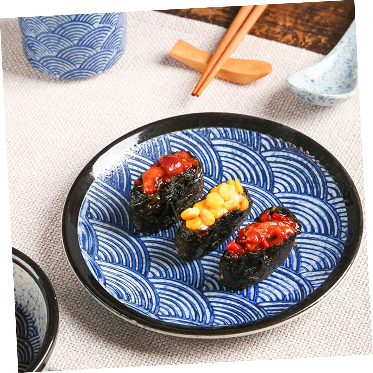 Service de Vaisselle en Céramique Japonaise 1 Lot 4 Pièces
