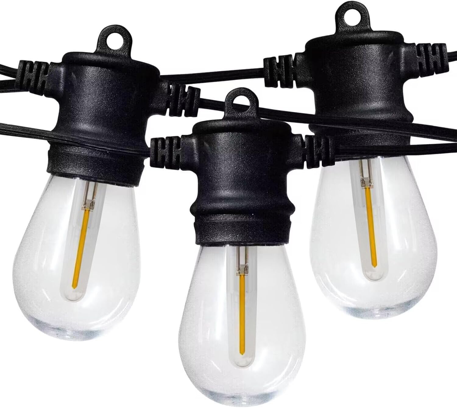 Banord 10 Pack Replacement Bulbs for S14 1W 51FT and 102FT Outdoor String Lights