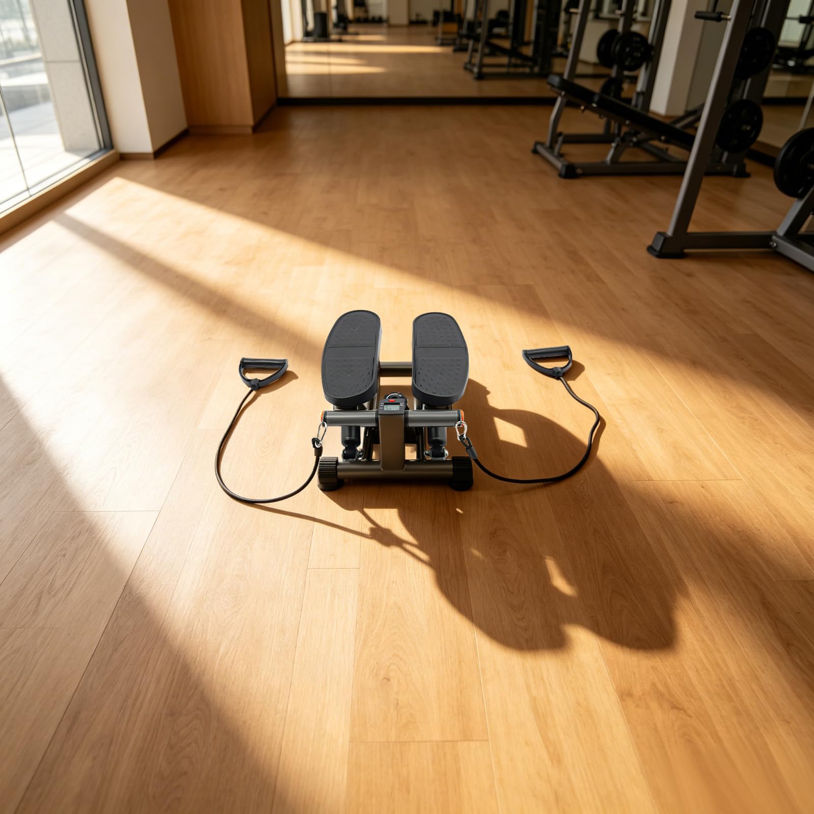 Stepper Fitness Appartamento con schermo LCD, Mini Stepper a Torsione