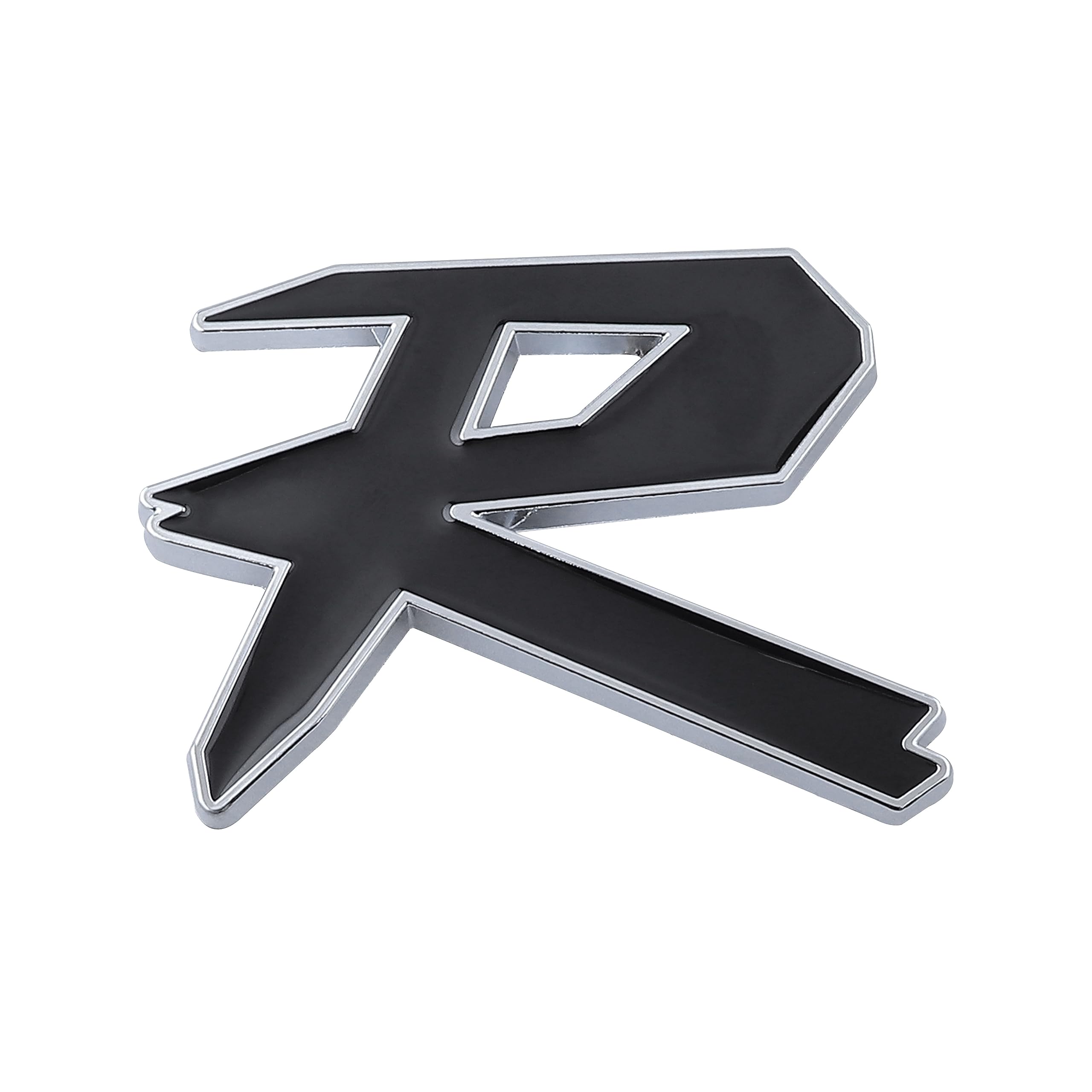 Adhesive Back Car Styling 3D Metal Letter R Sport Car Badge – Chrome ...