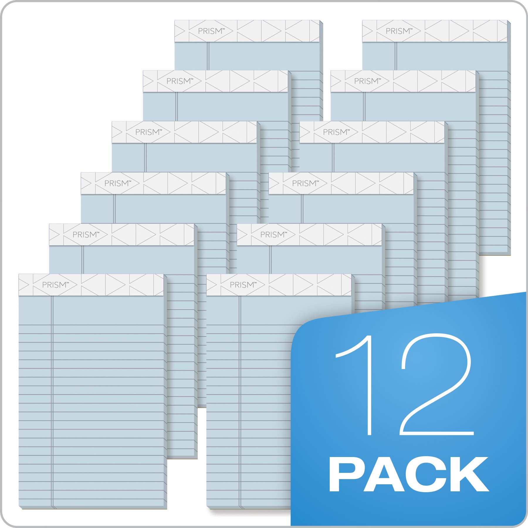 TOPS Prism Plus Legal Pad 12 x 20 pollici perforato blu regola stretta 50 fogli 12 pastiglie