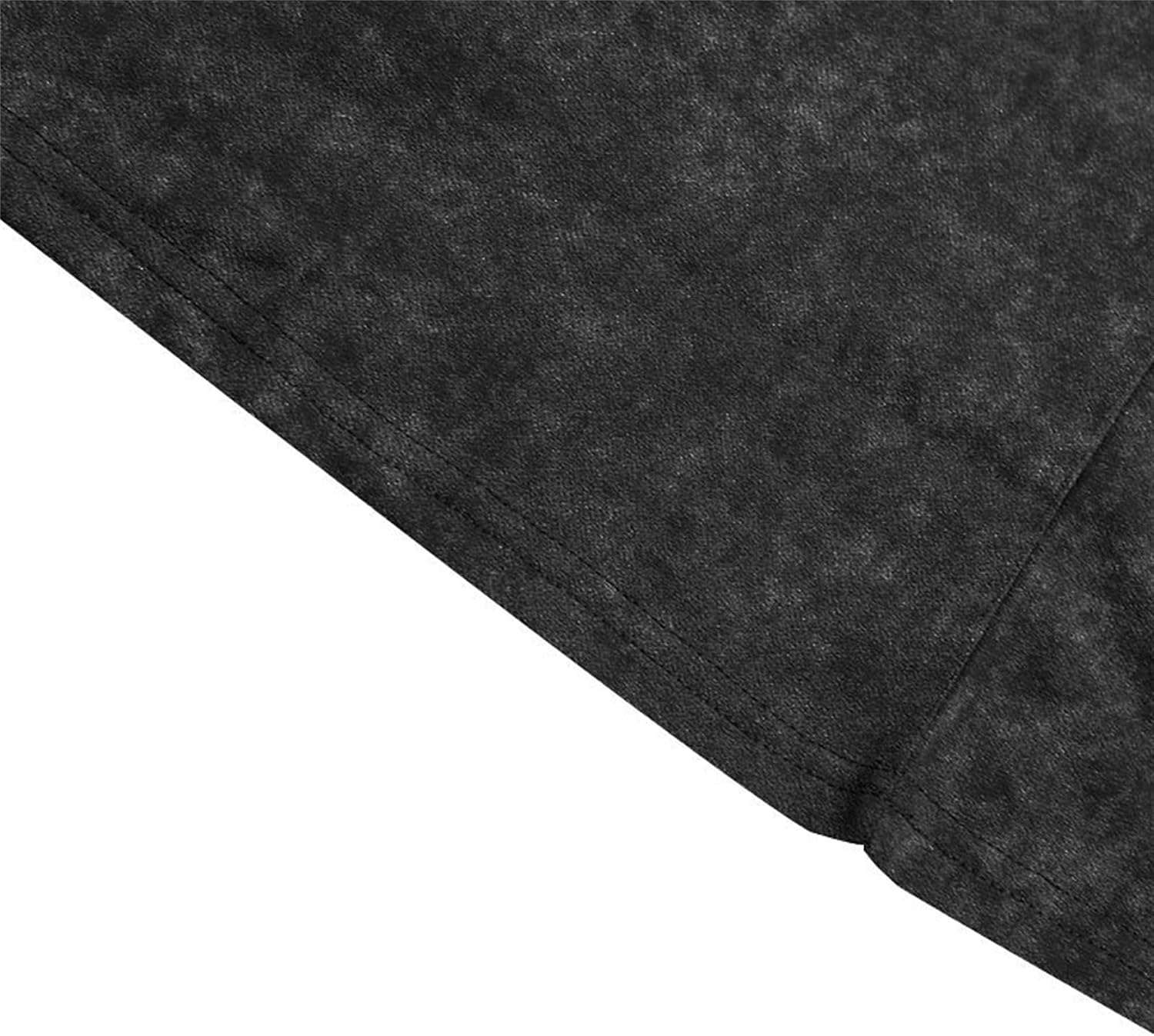 Men Vintage Simple Lapel Wash Shirt Quarter Button Loose Casual T Shirts Summer Classic Comfy Pullover Tops