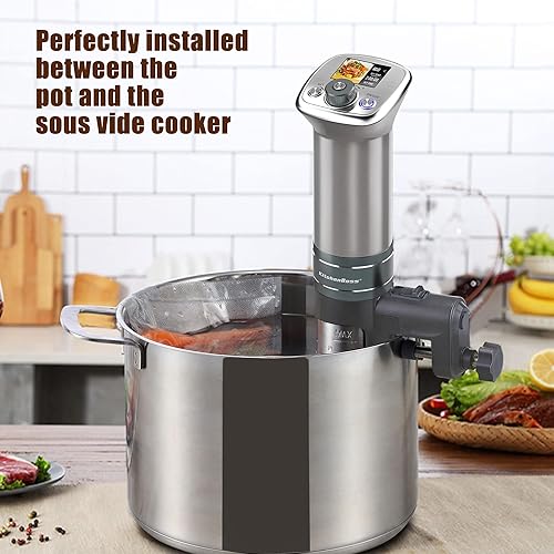 Miniatura 6 de Reemplazo de abrazadera de soporte Sous Vide soporte de fijación para cocina KitchenBoss Sous Vide, compatible con cocina de precisión Anova, 2.0,
