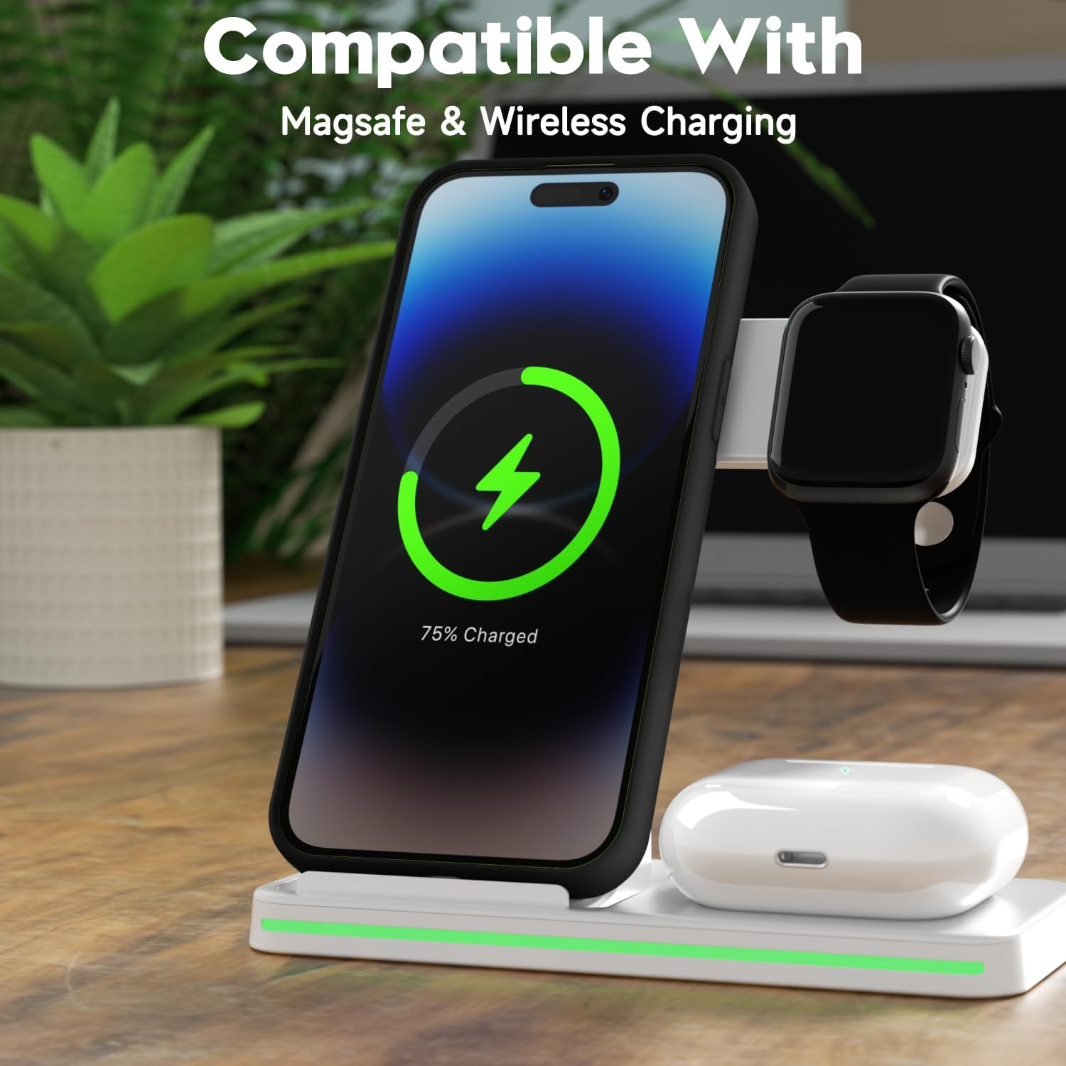 for iPhone 14 Pro Case Silicone Mag Safe, Compatible with Magsafe Ultra Slim Thin Magnetic Phone Case for Women Girls, Soft Rubber Gel Matte TPU Solid Color Minimalist Cover, Black - Image 7