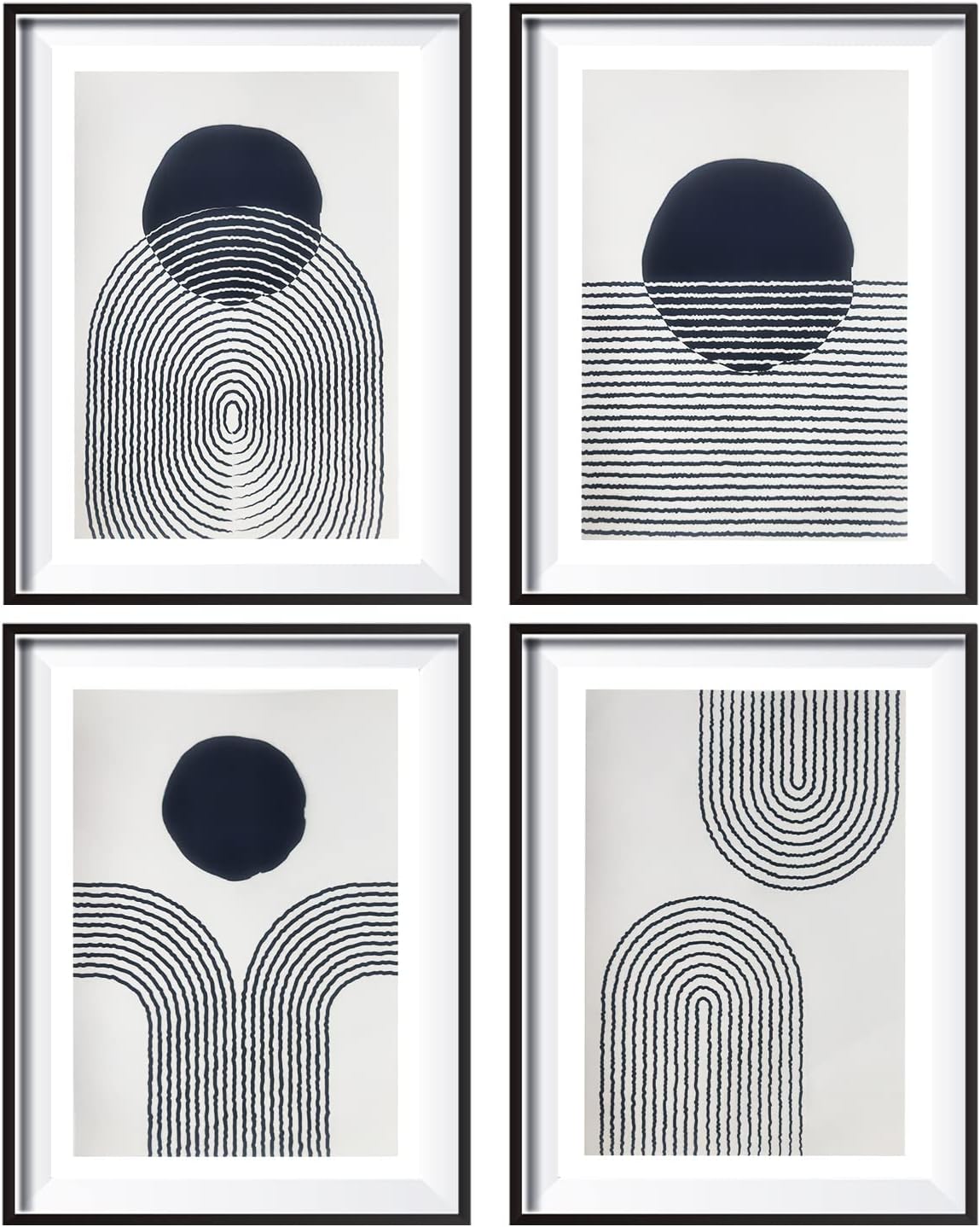 CHEERYMAGIC Line Art Prints, A4 Prints Unframed Wall Art Prints