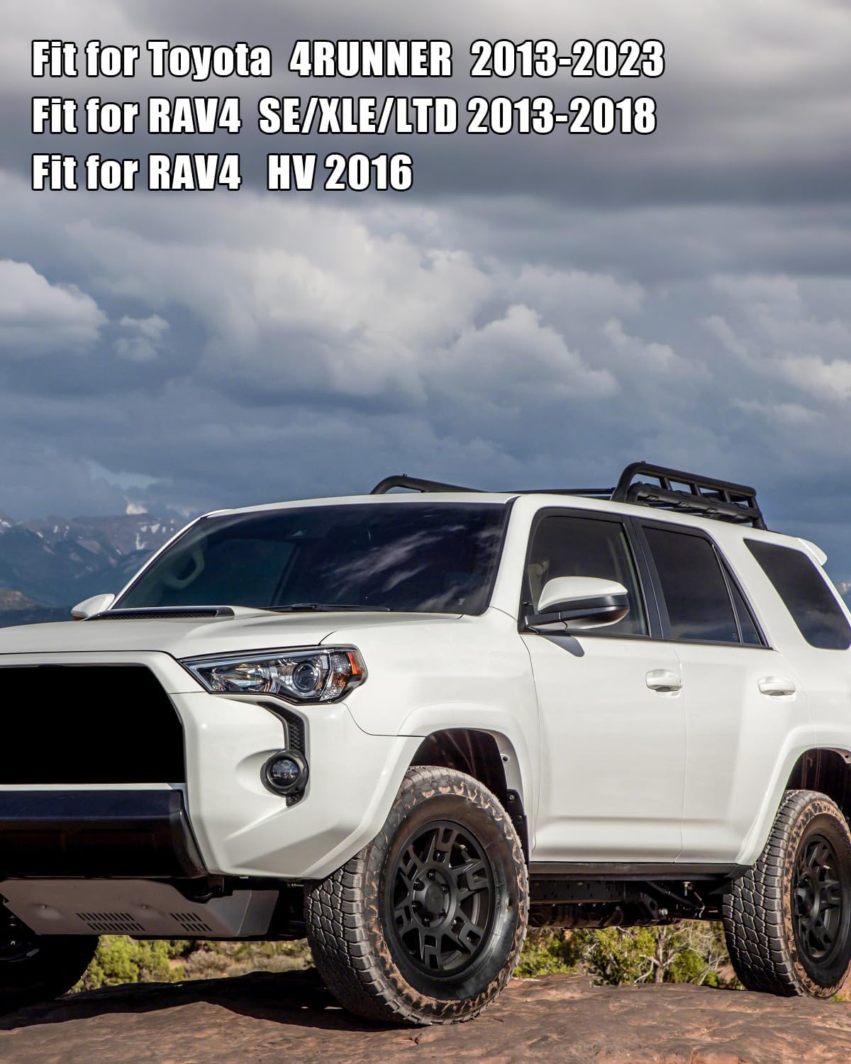 Left Driver Mirror Cover Cap Fit for Toyota 4RUNNER RAV4 SE XLE LTD HV, Silver