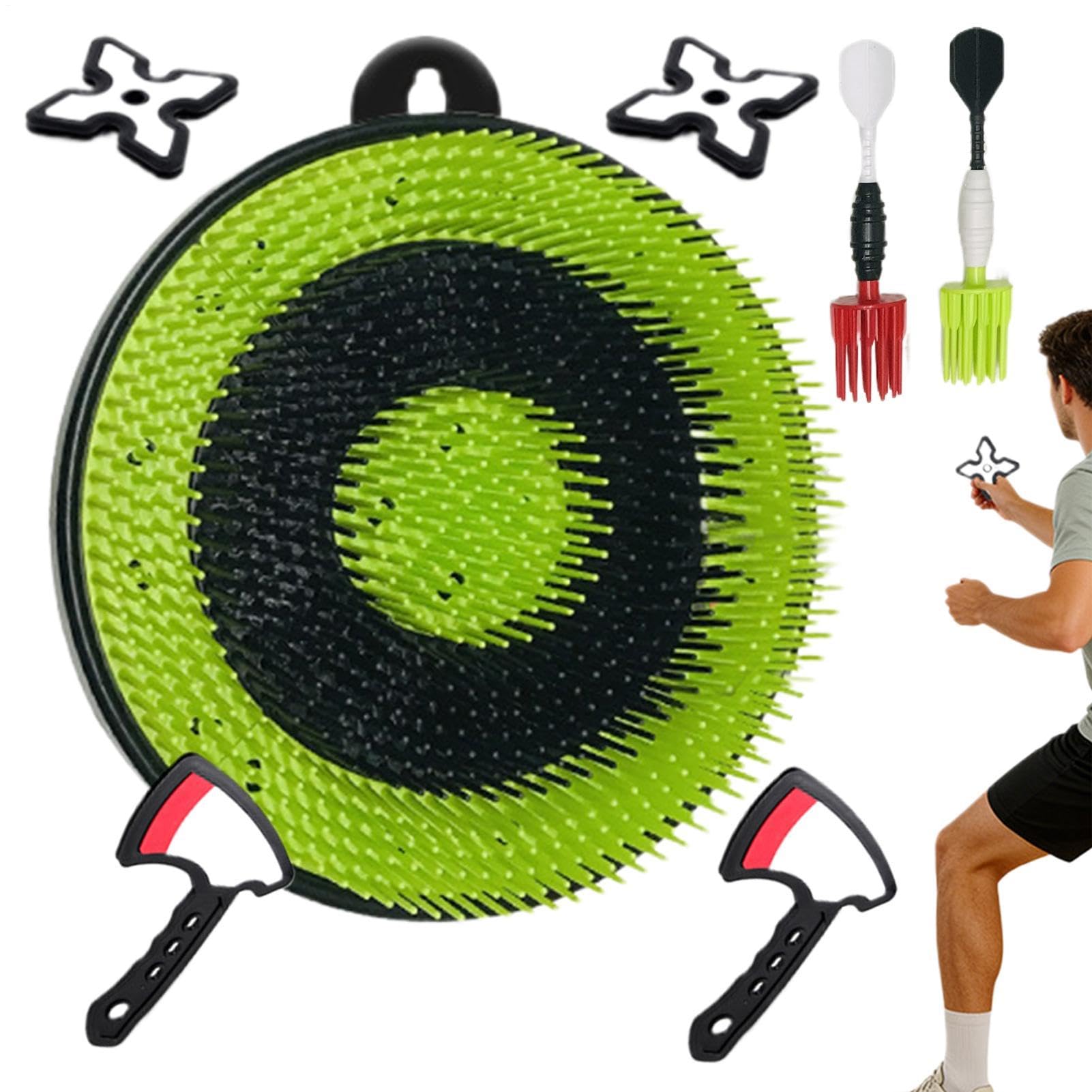 Juego De Lanzar Hacha para El Patio Trasero,Juguetes Deportivos - Juego Lanzamiento De Hacha Pequeña - para Césped, Patio, Carnaval, Camping, Playa, Parque Infantil, Parque, Pícnic y Escuela