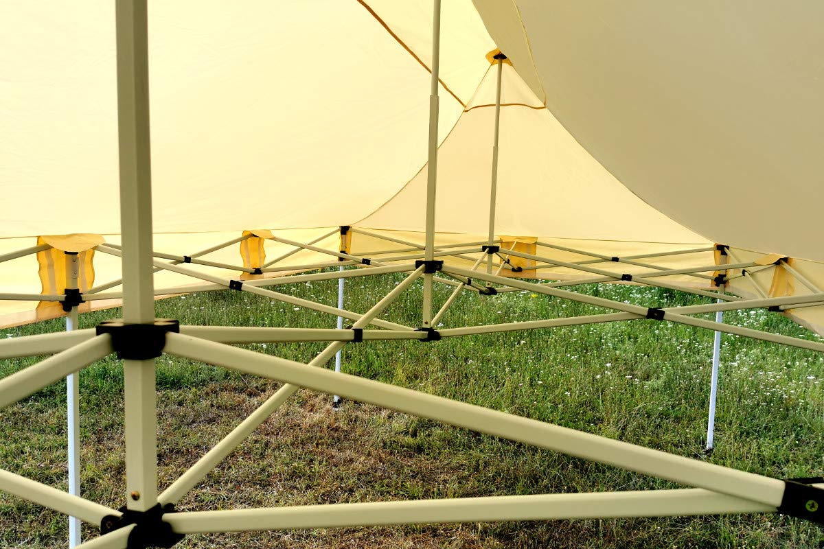 BRIMO Namiot namiotowy w 100% wodoszczelny, z 3 częściami bocznymi, 3 x 6 m, kolor czerwony