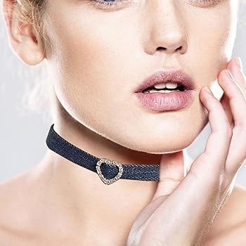 Amazon | KANGQL デニムチョーカー、ファッショナブルなデニム Amazon | KANGQL デニムチョーカー、ファッショナブルなデニム