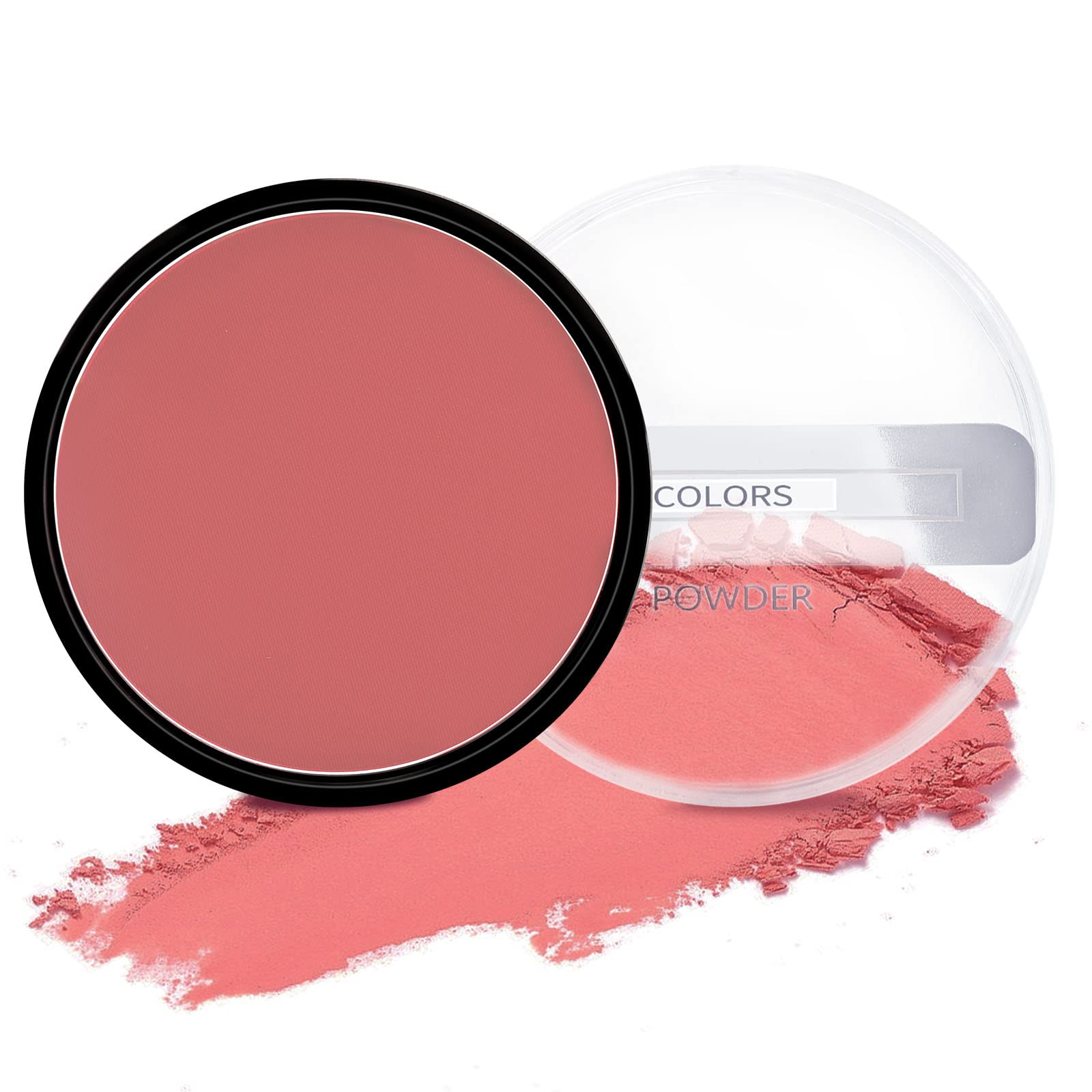 Boobeen Colorete en Polvo Colorete Mate, Paleta de Coloretes en Crema de Alta Pigmentación para Crear un Aspecto Natural de Mejillas Ruborizadas, Colores Intensos