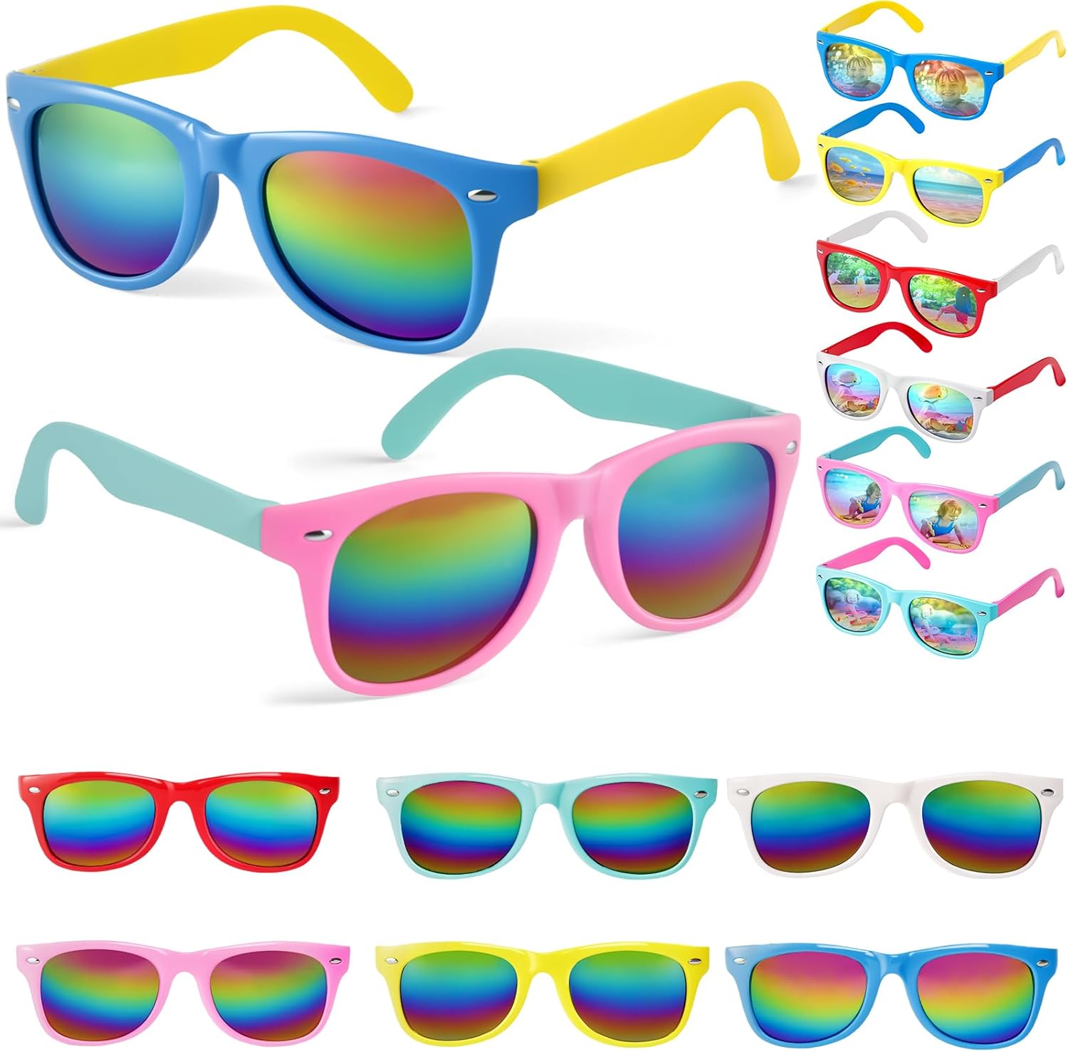 LovesTown 6 Pack Kids Sunglasses...