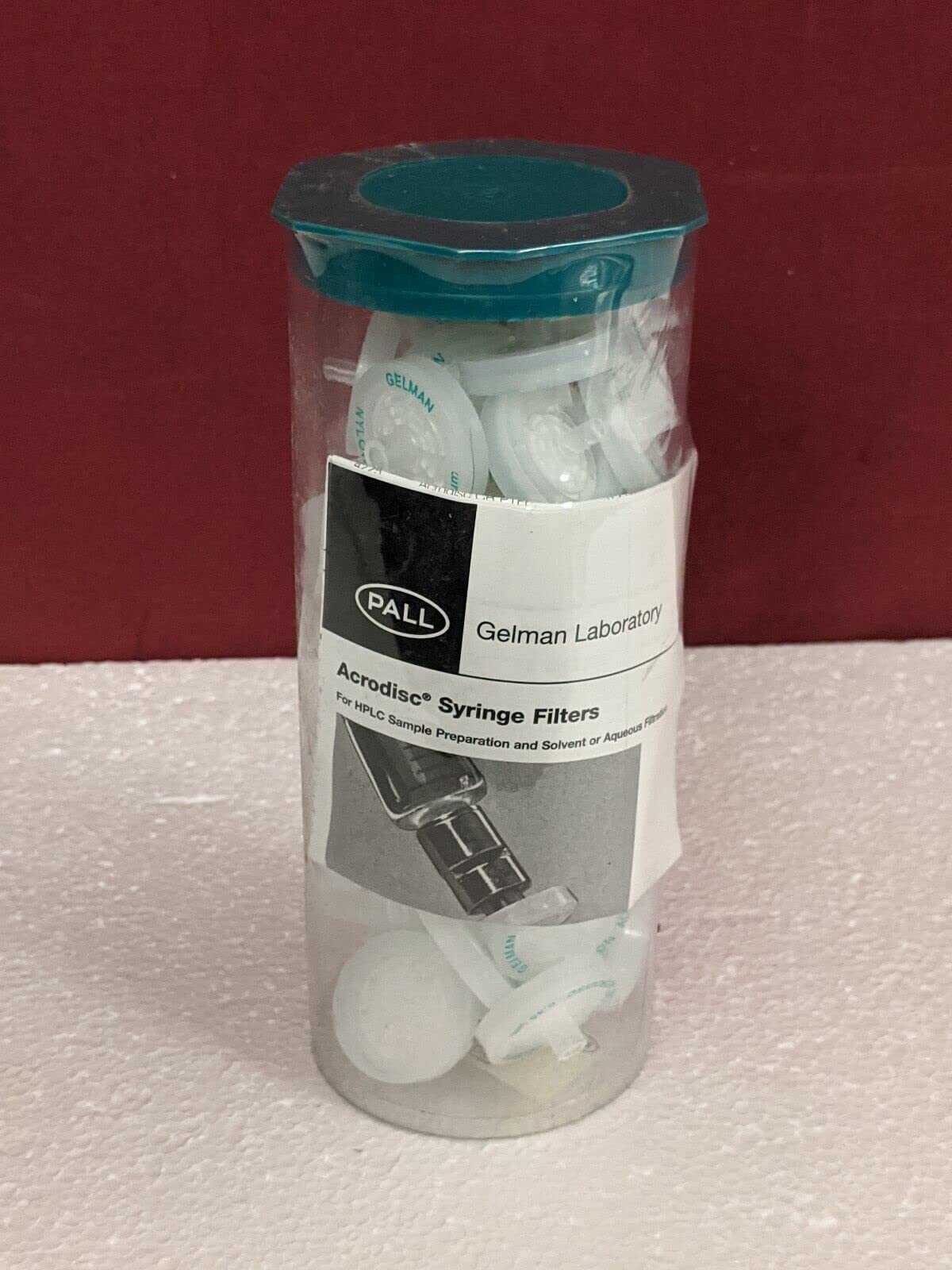 Pall Acrodisc 25 mm Syringe Filter 0.45 µm Nylon Membrane P/N 4438T / Pack of 50