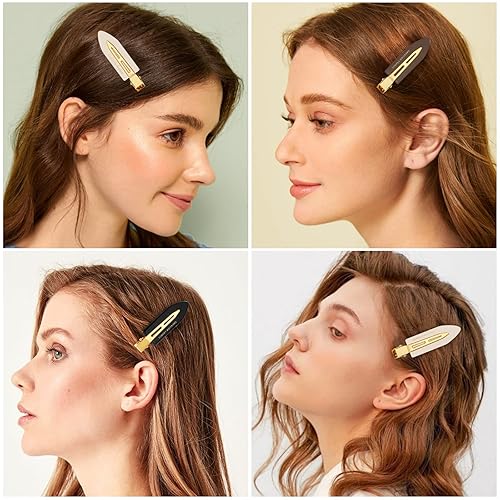 Miniatura 6 de 3 pinzas cuadradas grandes de 413 pulgadas y 3 pinzas para el cabello de 26 pulgadas sin doblar juego de pinzas para el cabello para mujeres y niñas