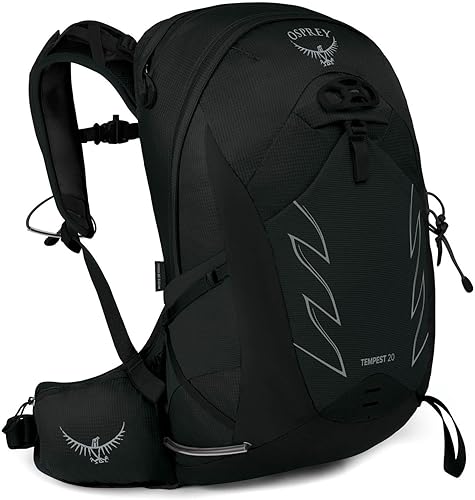 Osprey Tempest 20L Mochila de senderismo para mujer con cinturón de cadera, color negro sigiloso, WML