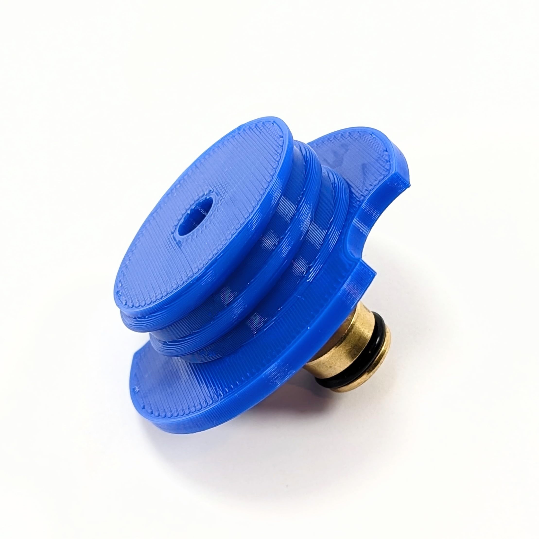 3D Cabin Camper Motorhome Water Tank Filler Cap Hose Connector : Fits Continental Screw Type : White Adapter Blue
