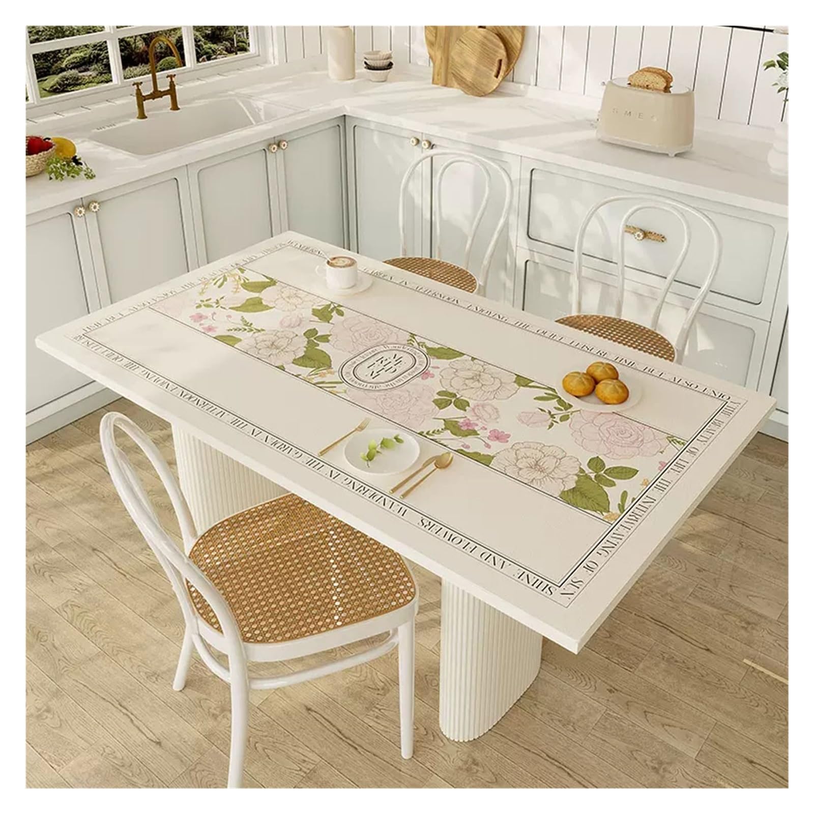 Nappe de table à manger en cuir 70x140cm étanche pour bureau