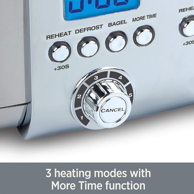 Tostadora eléctrica All-Clad acero inoxidable 4 rebanadas miniatura 8