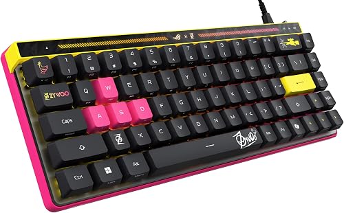 ASUS ROG Falchion Ace HFX Hall Effect Wired Gaming Keyboard – 65% TKL, Dual USB-C, Magnetic Switch, Rapid Trigger, Speed Tap, 8K Hz Polling, Touch Panel, Protective Cover, PBT Keycaps – ZywOo Edition - 7