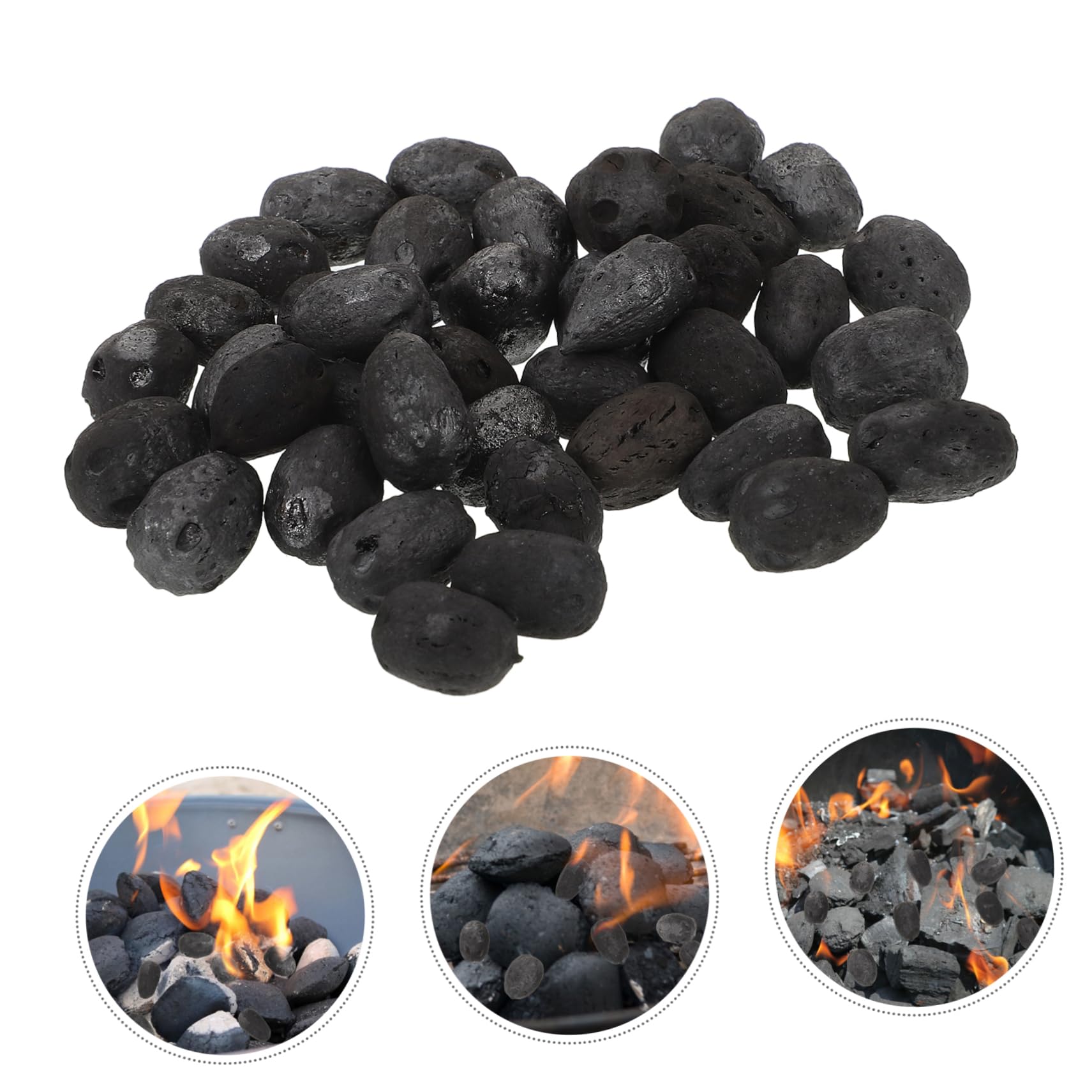 OHPHCALL Olive Charcoal Stove for Tea Lightweight Easy to Use Great for Camping Outdoor Grilling Household Briquettes Fire