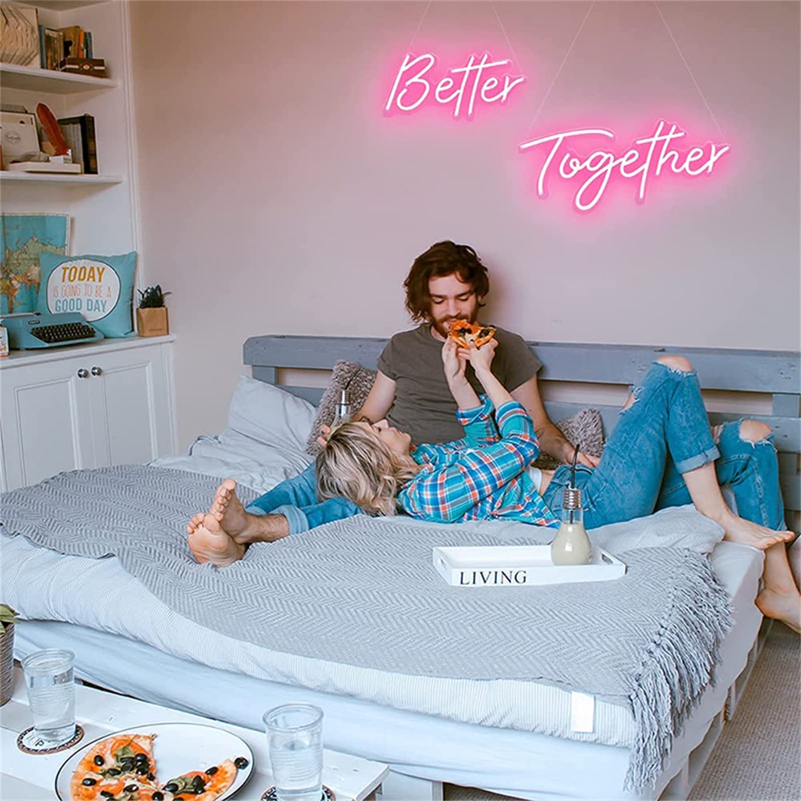 結婚式 ネオンサイン ネオンライト better together Amazon.co.jp: LED ネオン ライト サイン Better Together