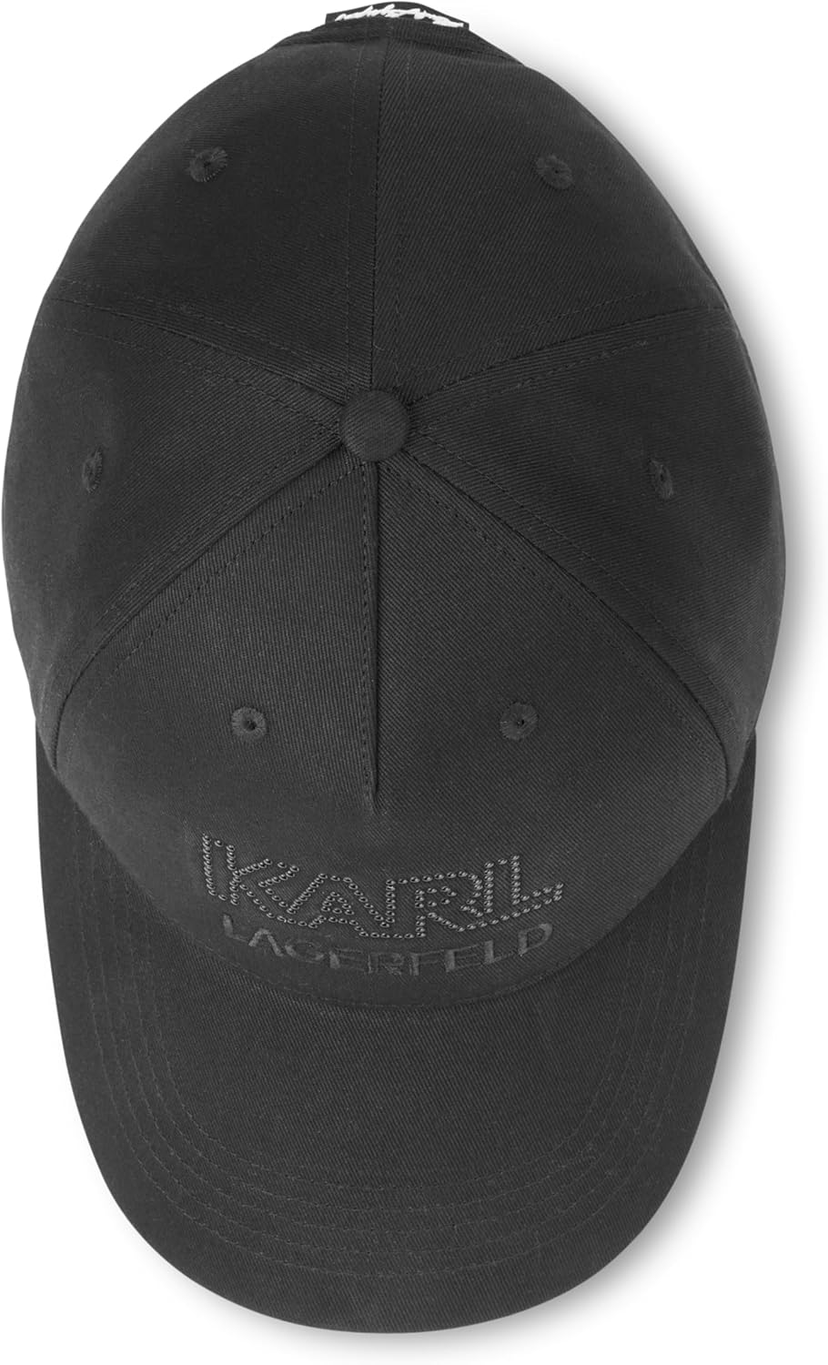 Karl Lagerfeld Paris mens Tonal Studded Logo Cap