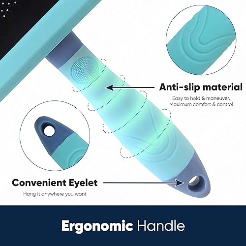 Miniatura 7 de American Kennel Club AKC - Cepillo para perros con puntas recubiertas para desenredar suavemente, elimina eficazmente el pelo suelto y reduce el