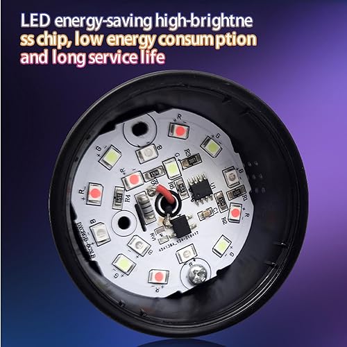 Miniatura 5 de Xiaguang Bombilla de discoteca  Luz LED de fiesta  3 W E27 RGB LED bola LED bombilla de escenario de luz de discoteca  Efecto de luz de discoteca