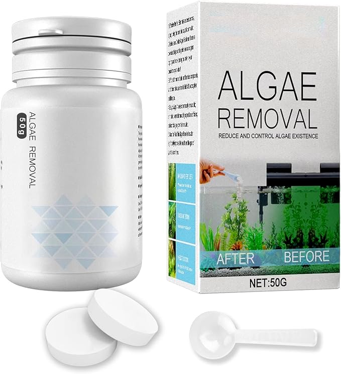 Fish Tank Cleaner, Aquatic Algae Remover Aquarium Algaecide Tank Moss