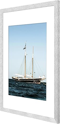 Miniatura 133 de Picrit - Juego de 12 portarretratos de 5 x 7 pulgadas para colgar en la pared o exhibir sobre una mesa, para fotos de 4 x 6 con paspartú o 5 x 7