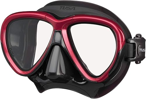 Vista 24 de Tusa Máscara de Buceo Intega Azul cola de pez