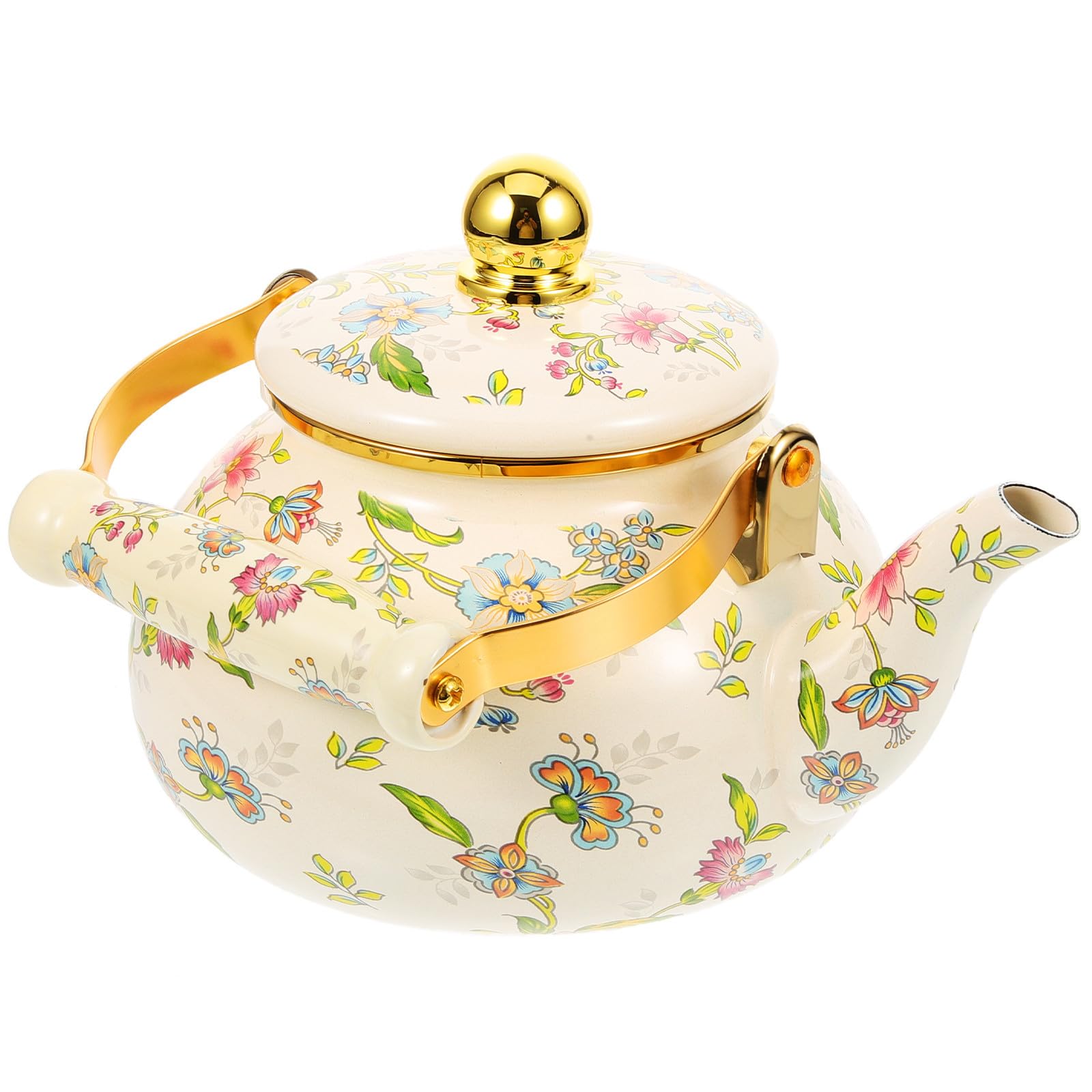 Hervidor de Cocina Esmaltado de 2,5 L para Hogar Retro Elegante