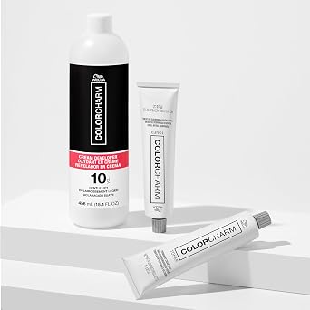 COLORCHARM Cream Hair Color Developers | For Activating Color, Highlighting | Gray Coverage, Blending, and Rich Multi-Dimensional End Results | Vegan | Various Sizes