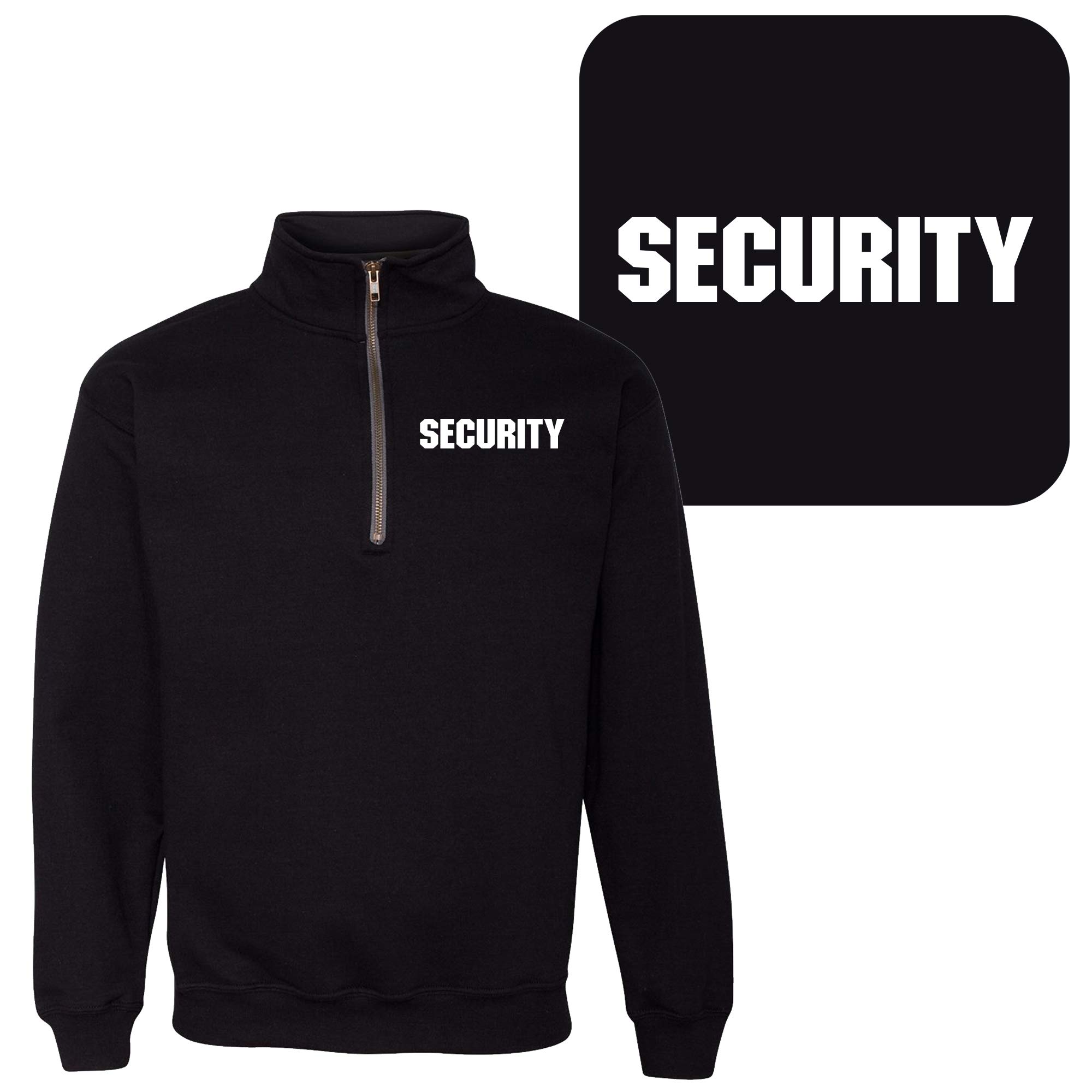 UGP Campus Apparel Security - Bouncer Event Safety Staff Officer Guard 1/4 ZIP SWEATSHIRT