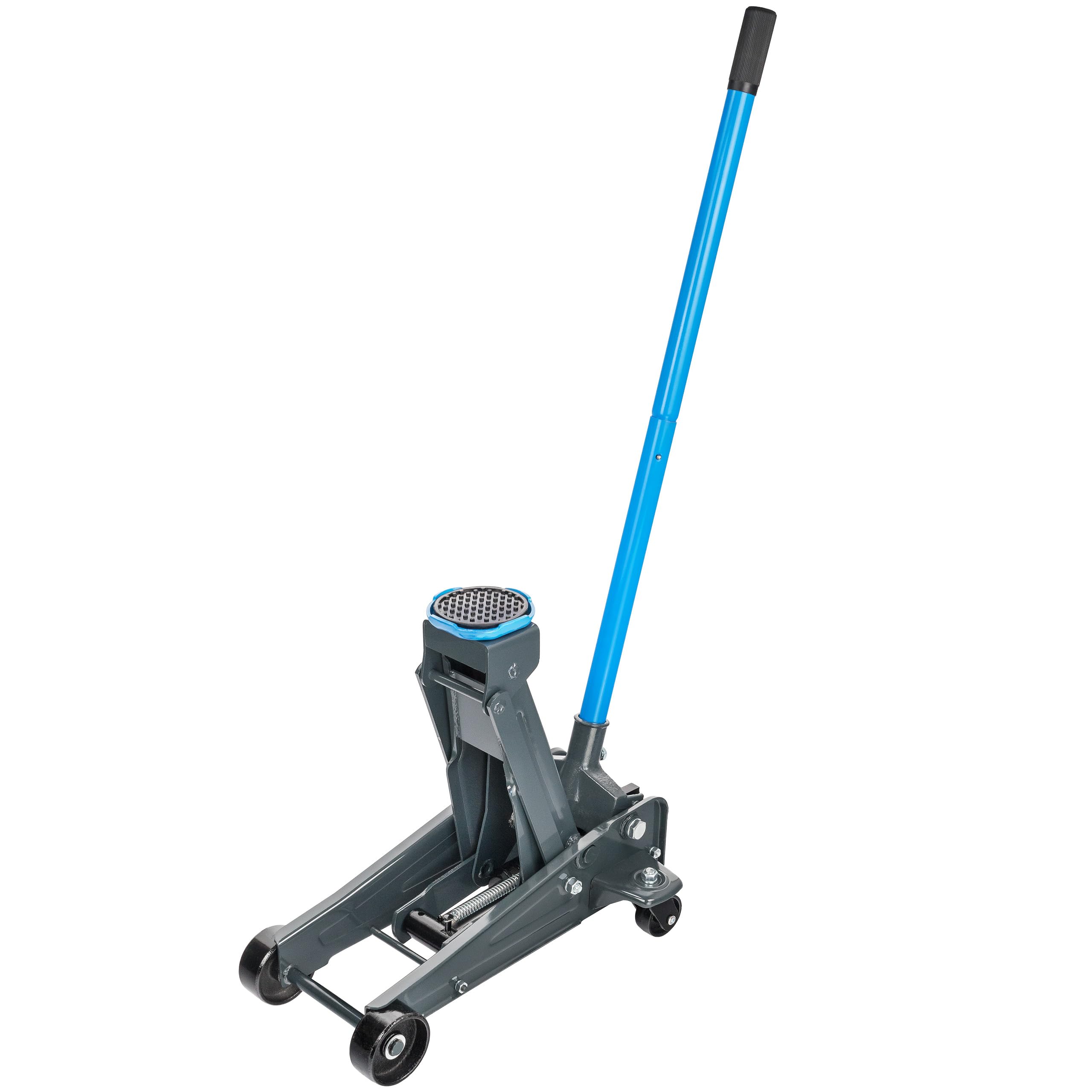 STIX Cric hydraulique 3T ELN-04 Hauteur de Levage 140 à 460 mm Construction en Acier Double Levier de 94 cm Revêtement en Caoutchouc pour Voiture SUV