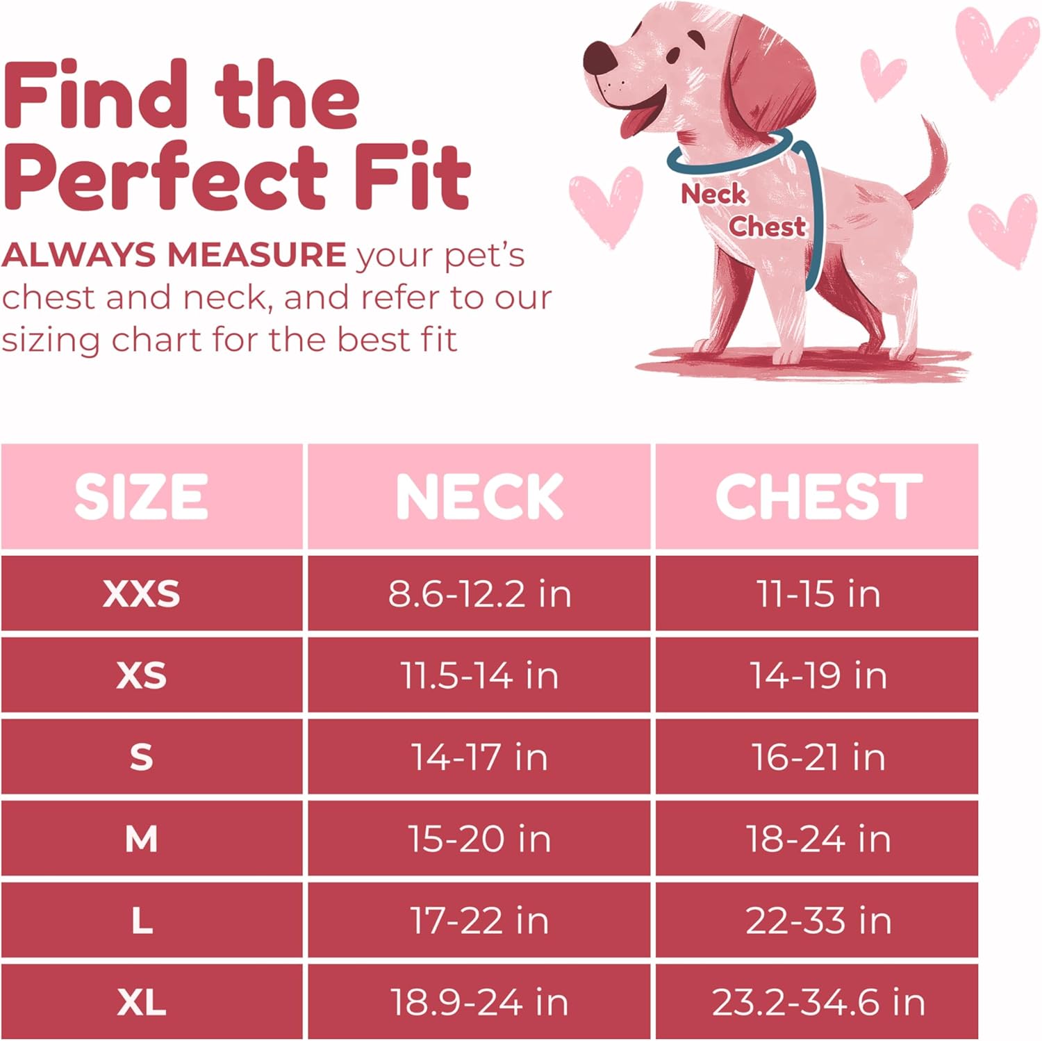 No Pull Harness and Leash Set – No Choke Neoprene Dog Harness for Large Dogs (40–60 lbs) – Pink - L, Lightweight Breathable Mesh with Unique Heart Pattern, Adjustable Fit