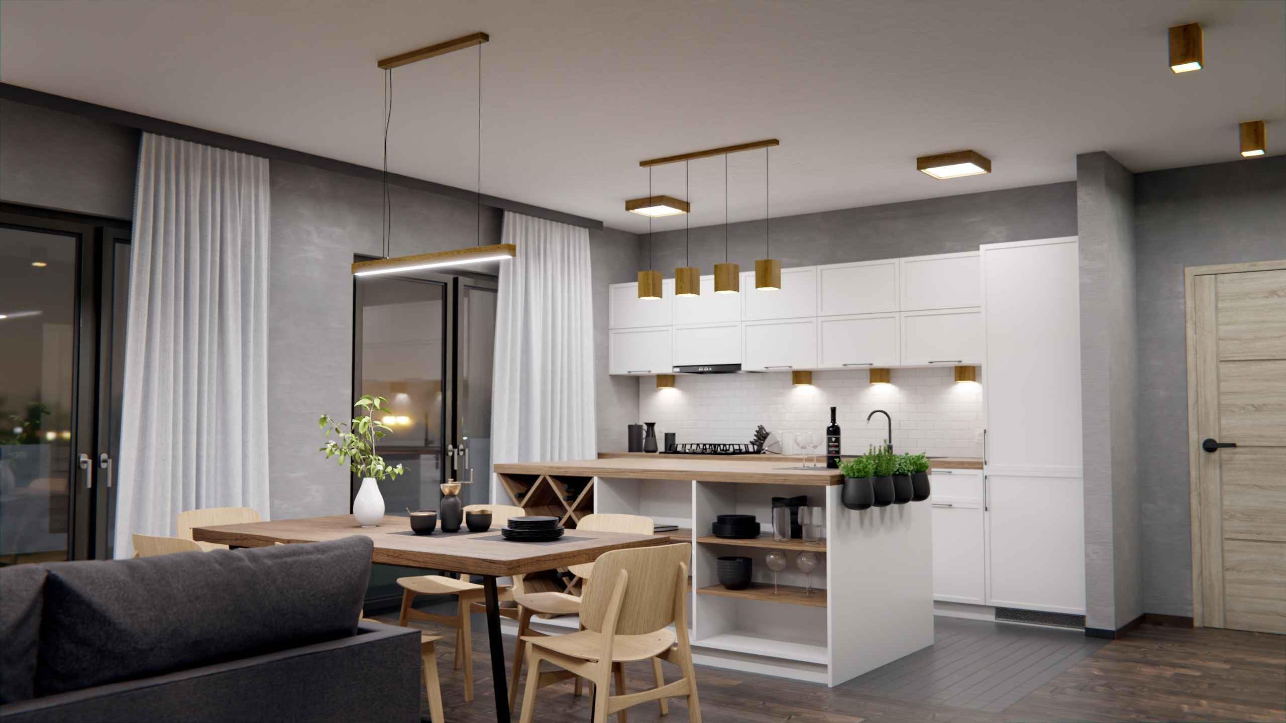 LED Wood Wandleuchte Innen Holz - Handgefertigte Wandlampe aus Eichenholz - Wandbeleuchtung G9 max. 12 W - Wandstrahler für Wohnzimmer, Badezimmer, Schlafzimmer und Treppenhaus, Glühbirne nicht inkl.