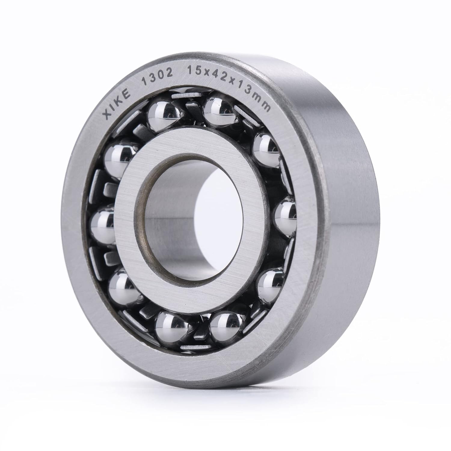 XIKE 1 Pcs 108 Self-Aligning Ball Bearings 8x22x7mm, Open and Chrome Steel Fits DIY/Fans/Industrial/Agriculture/Pulp/Paper/Beverage/Textile/Material Handling Machinery.