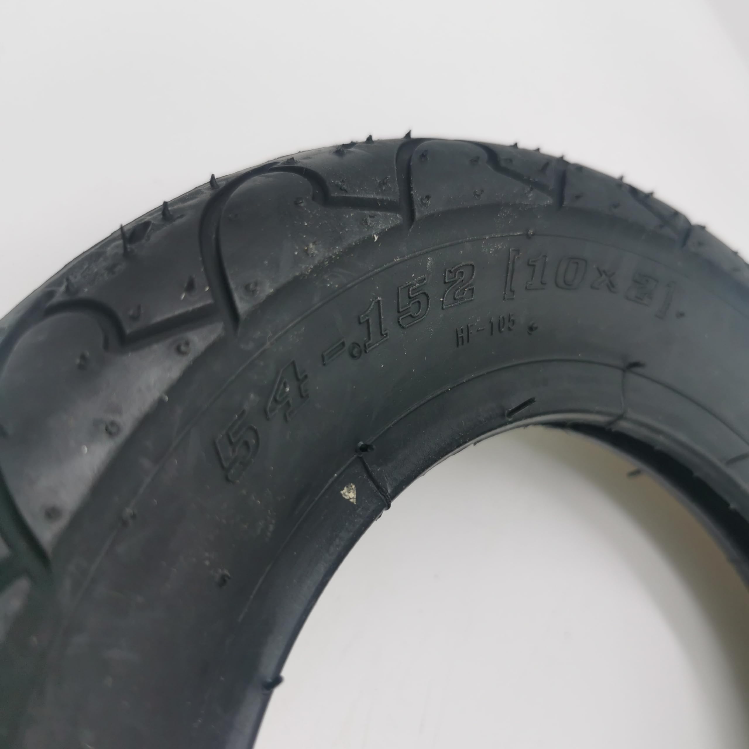 Duro 2X Reifen 10 Zoll + AV abgewinkelt Schlauch | 10 x 2 | ETRTO 54-152 | Schwarz Decke Mantel Kinderwagen Fahrrad Buggy Roller Dreirad Schläuche Autoventil Schrader